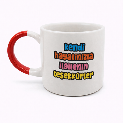 Concentreer je op je eigen leven, op dat kopje koffie.