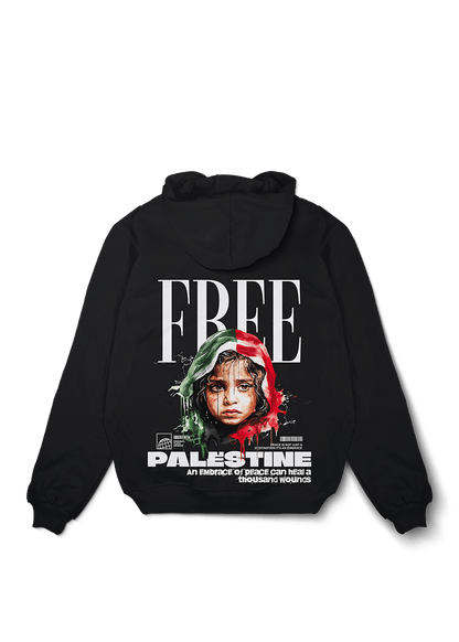 Free Palestine Kid Oversized Hoodie