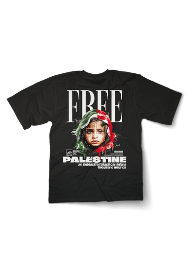 Free Palestine Kid Oversized T-Shirt