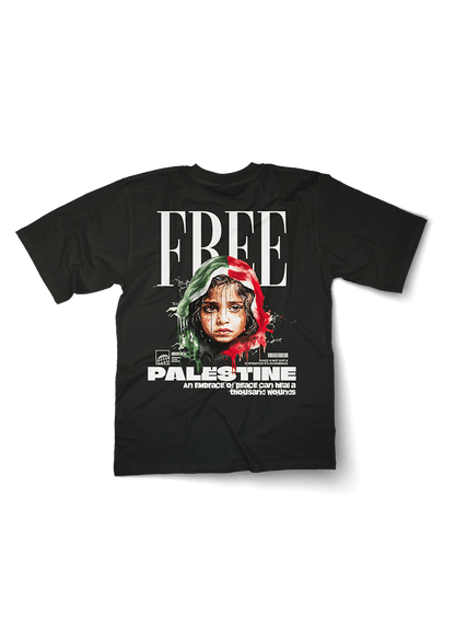 Free Palestine Kid Oversized T-Shirt
