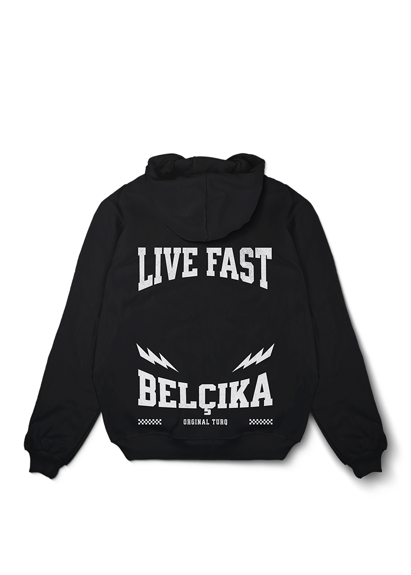 Live Fast BELCIKA Oversized Hoodie
