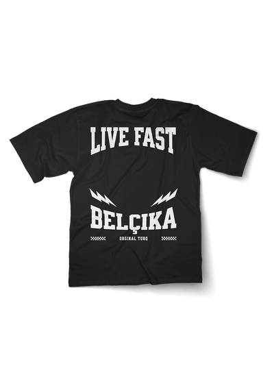 Live Fast BELCIKA Oversized T-Shirt