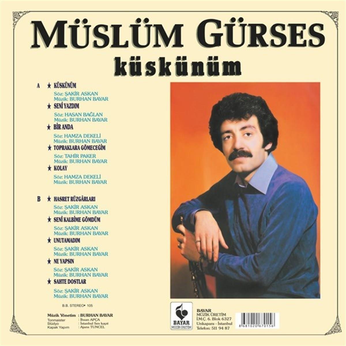 Müslüm Gürses - Küskünüm (PLAK)