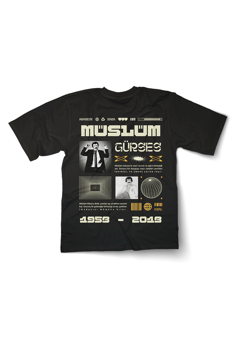 Muslum Gurses 1953 - 2013 Oversized T-shirt