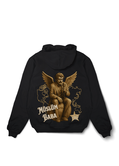 Muslum Gurses The Dunya Übergroßer Kapuzenpullover