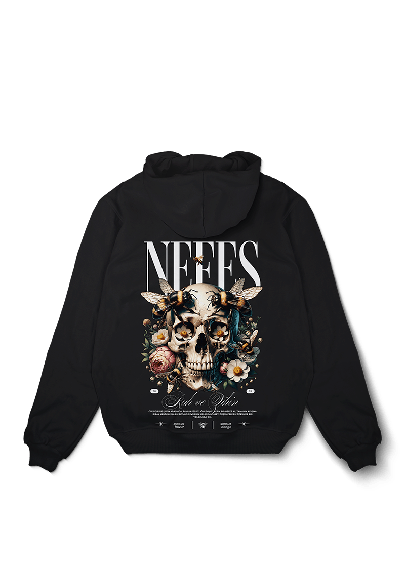 Nefes Skull Oversized Hoodie