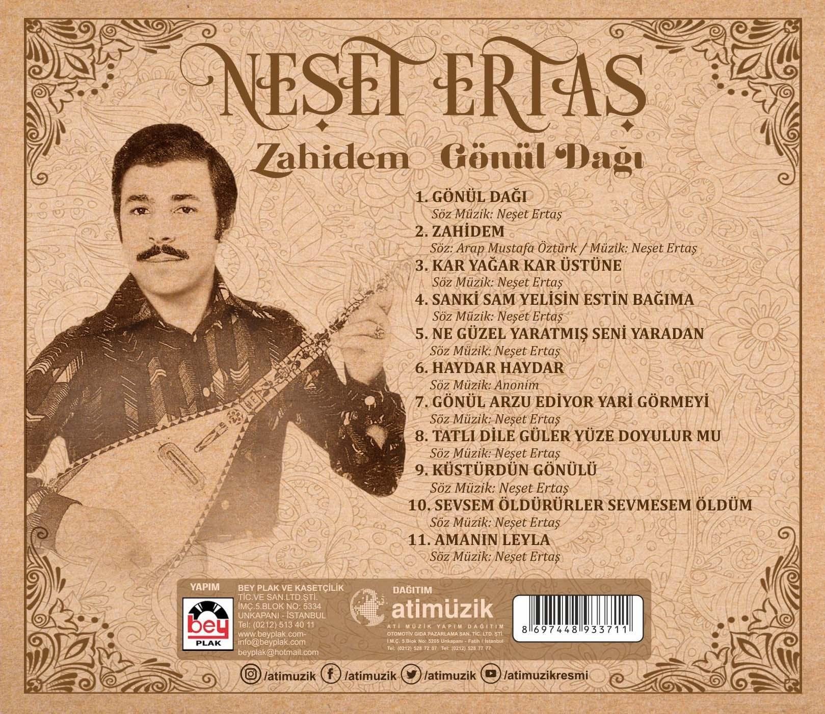 Neset Ertas - Zahidem (PLAK)