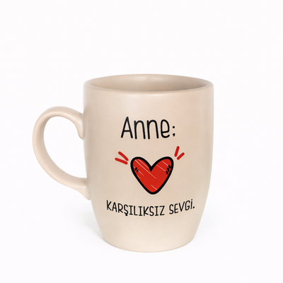 Mütterliche bedingungslose Liebe – 2 ovale Tassen 