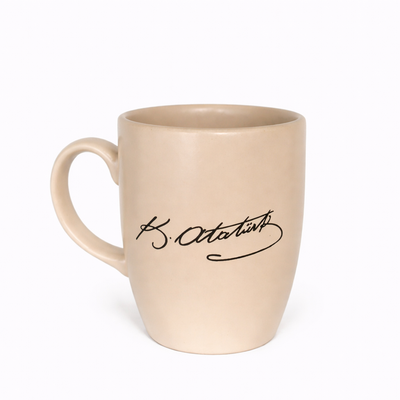 Atatürk Signature X ovale beker 