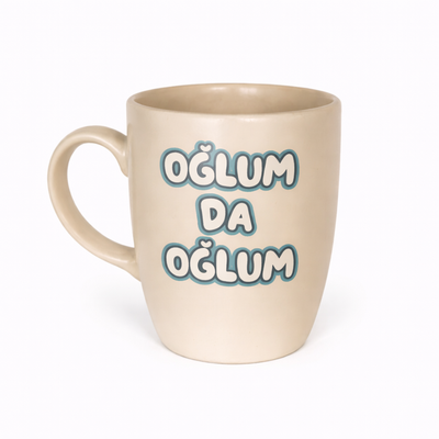 Atatürk Mijn Zoon en Mijn Zoon X Ovale Mok 