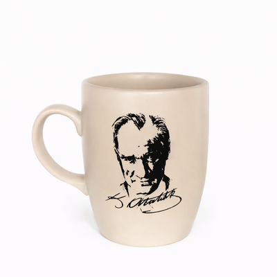 Ataturk Potre handtekening X ovale mok 