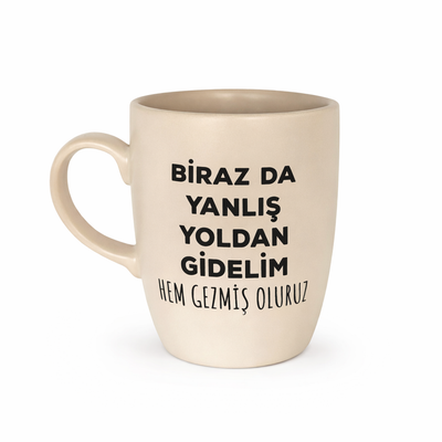 Tasse Ovale Biraz Da Yalnis Yoldan X