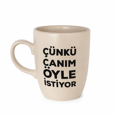 Tasse Ovale Cunku canim oyle istiyor X