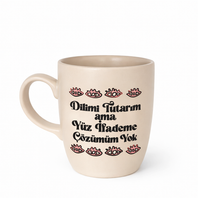 Si je me tais, mais X Tasse ovale