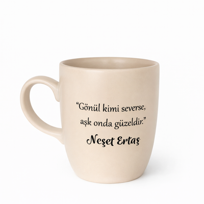 Qui le cœur aime, Neset Ertas X Tasse ovale