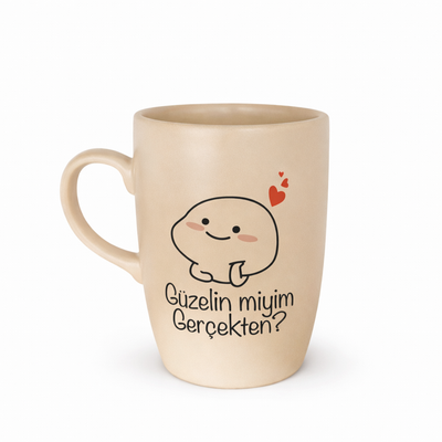 Suis-je vraiment belle ? X Tasse ovale
