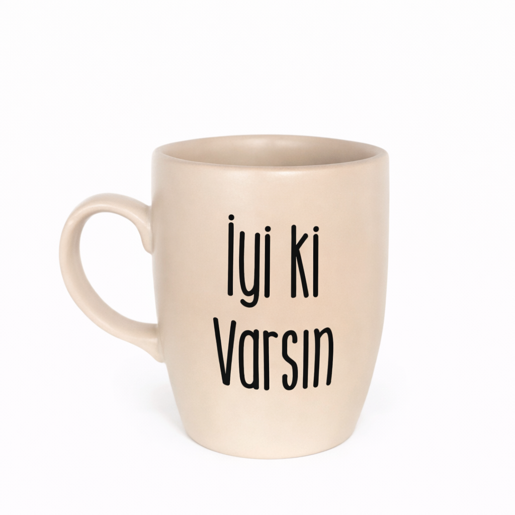 Heureusement que tu existes X Tasse ovale