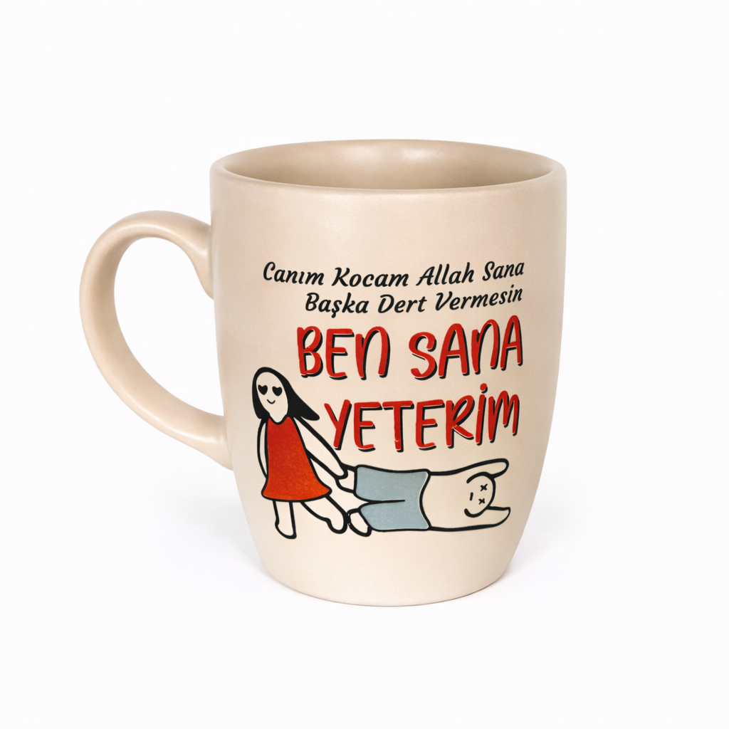 Mon mari, je te suffirai X Tasse ovale