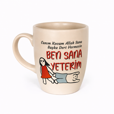Mon mari, je te suffirai X Tasse ovale
