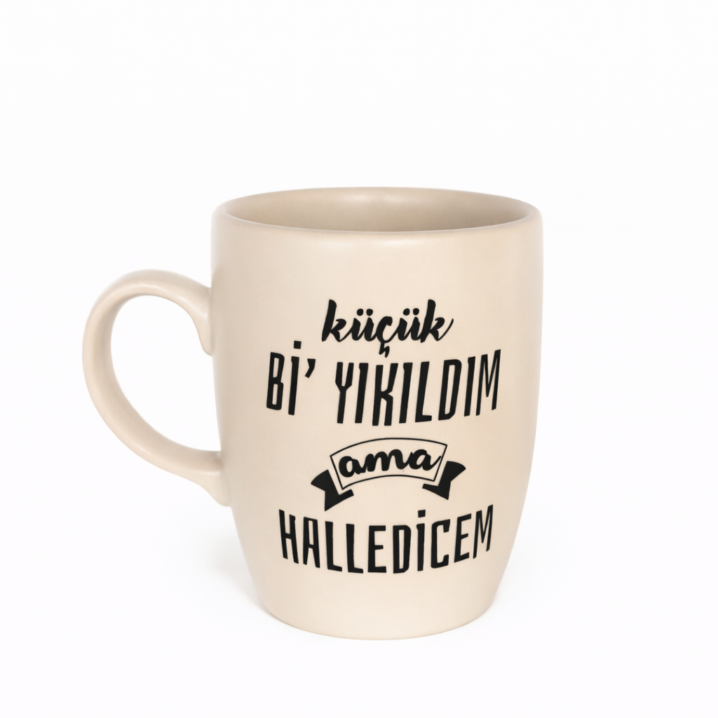 Je suis un peu abattu(e) X Tasse ovale