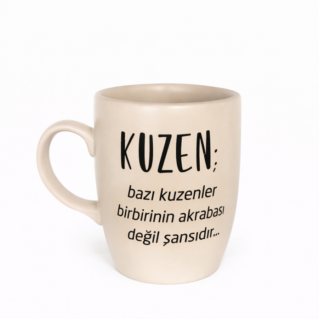 Cousin(e) X Tasse ovale