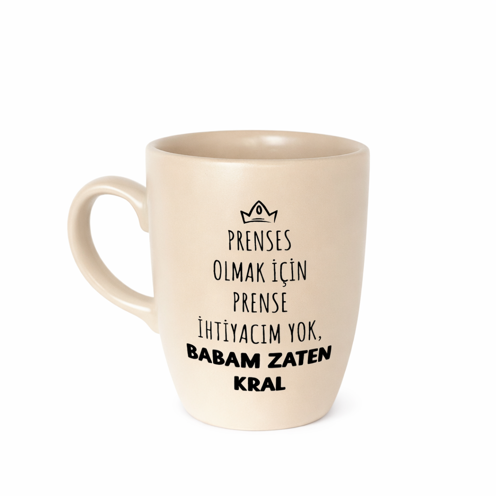 Word een prinses X ovale beker 
