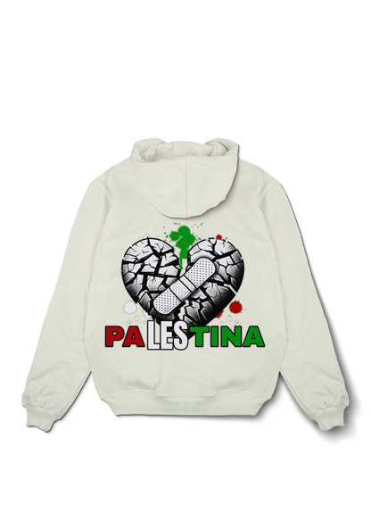 Palestina Broken Hearth Oversized Hoodie