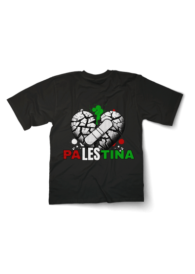 Palestina Broken Hearth Oversized T-shirt