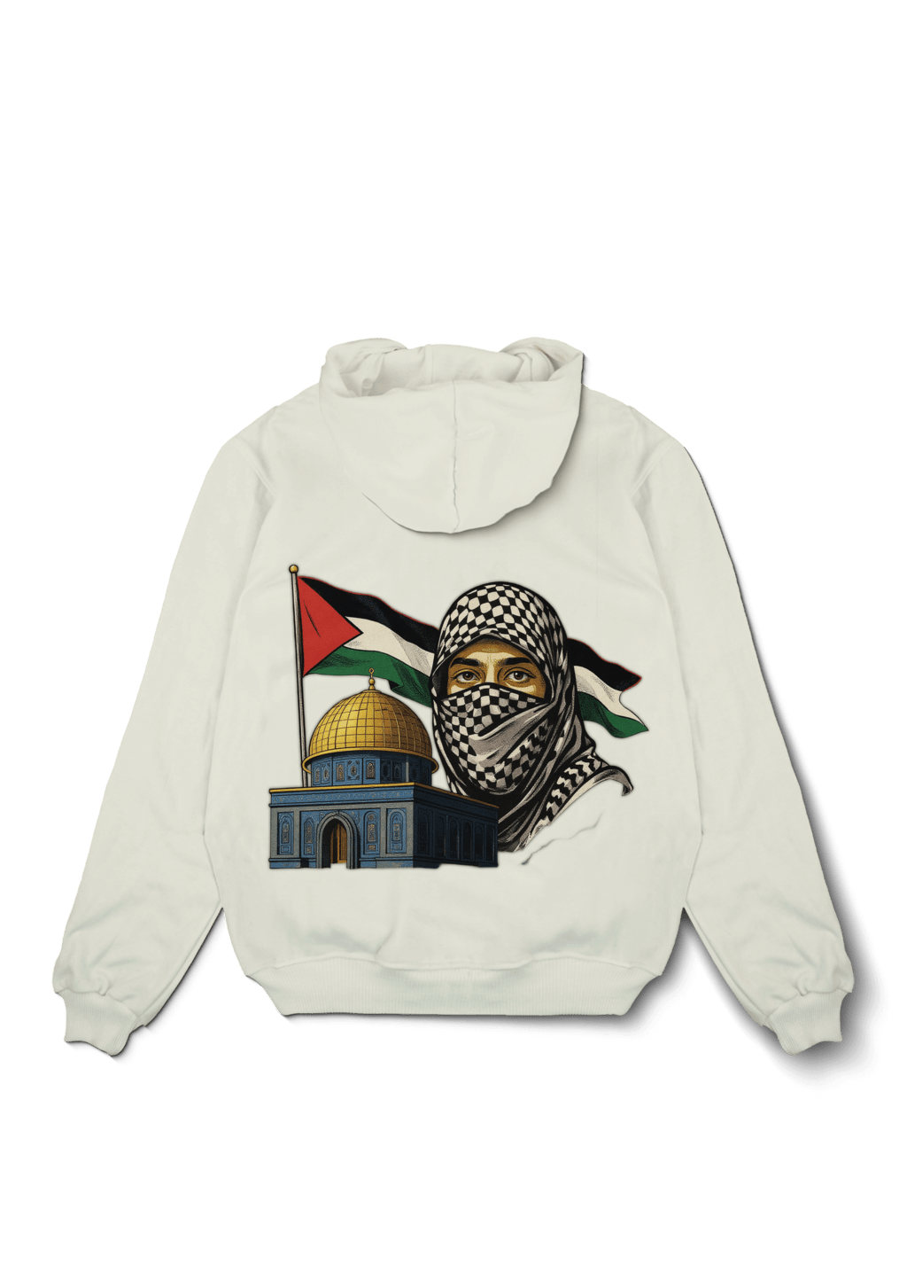 Palestina Keffiyeh Oversized Hoodie