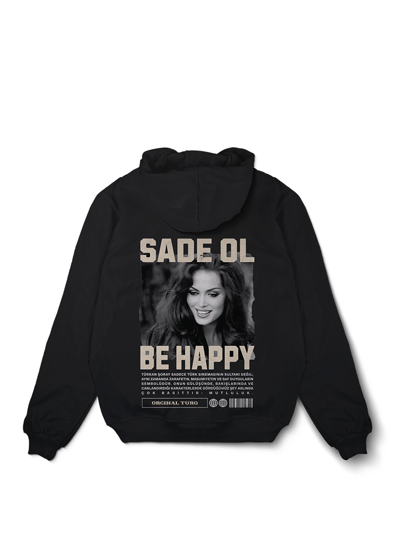 Sade Ol Be Happy Oversized Hoodie