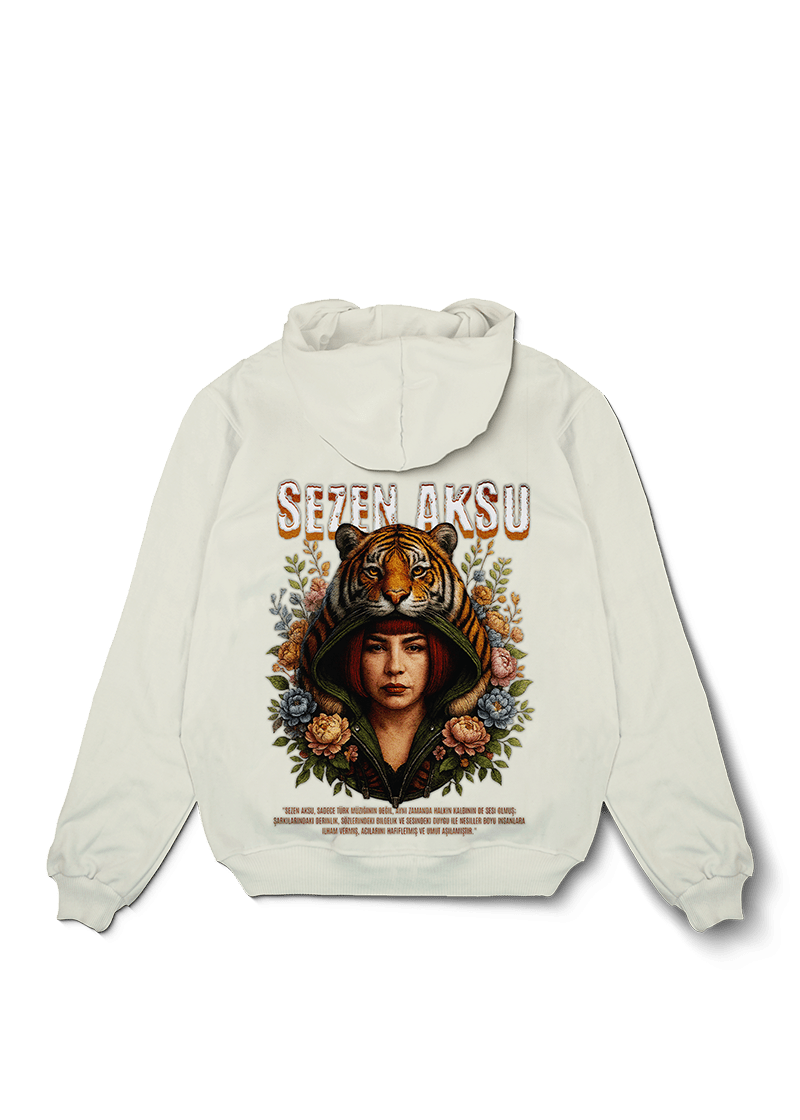 Sezen Aksu Kaplan Oversized Hoodie