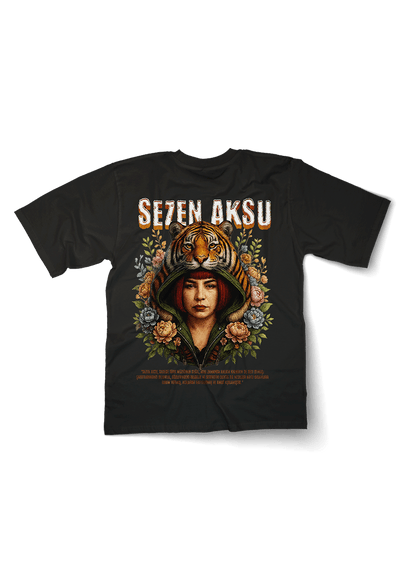 Sezen Aksu Kaplan Oversized Tshirt