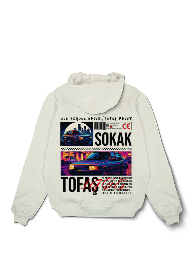 Tofas Old School Oversized Hoodie