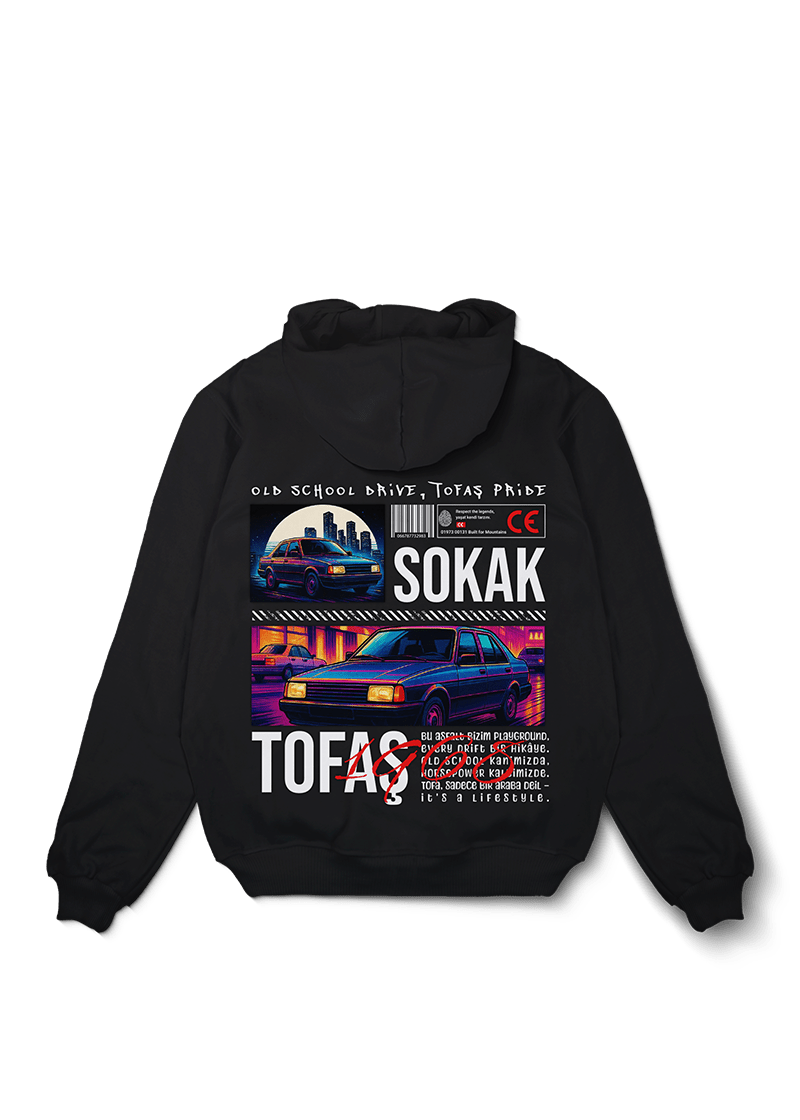 Tofas Old School Oversized Hoodie