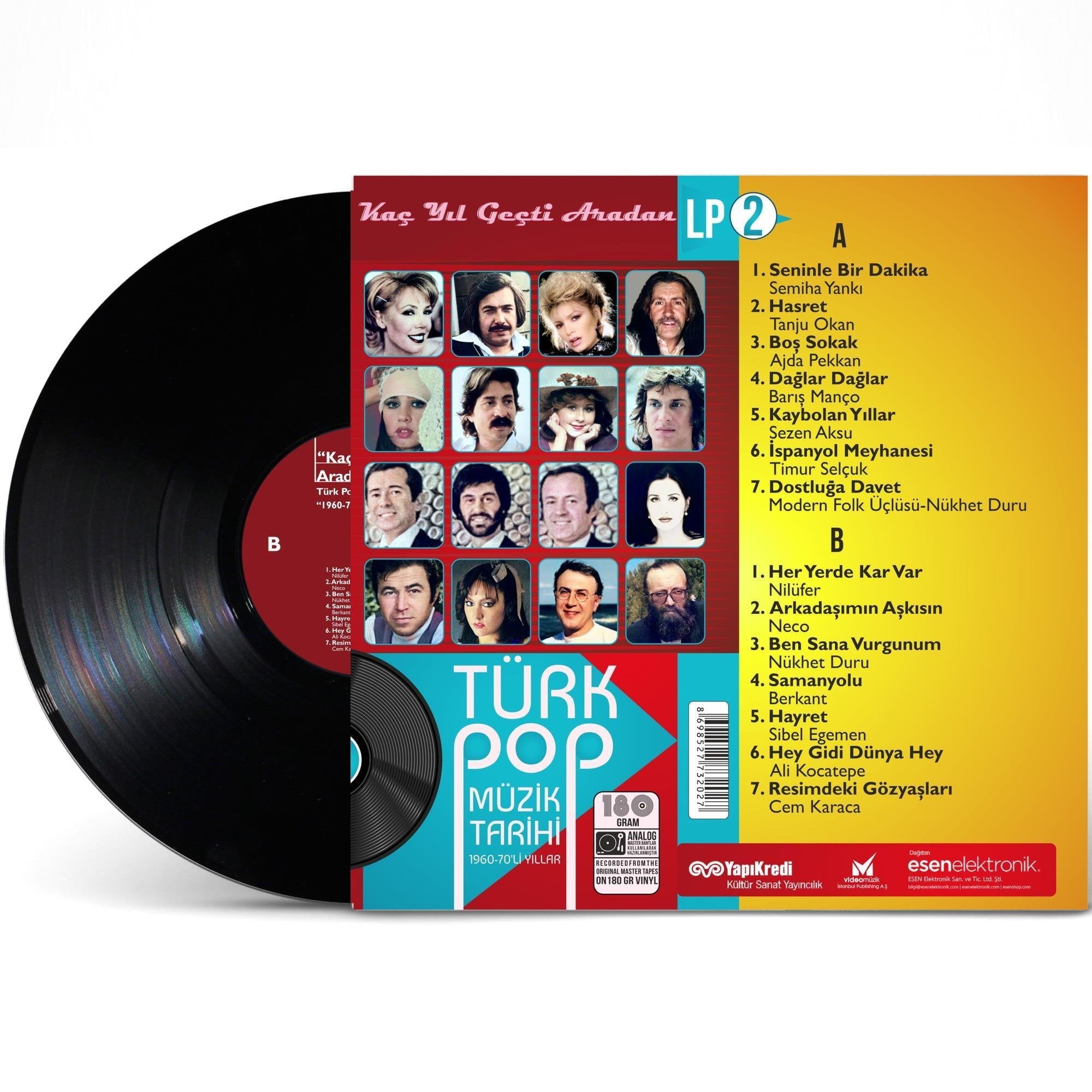 Türk Pop Müzik Tarihi Vol.2 (PLAK)