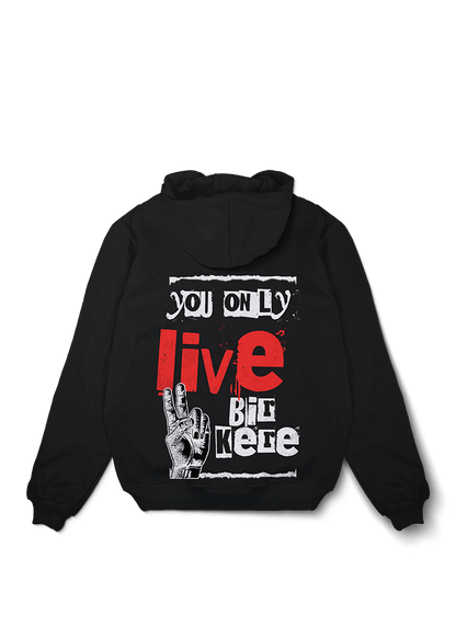 You only live Bir Kere Oversized Hoodie