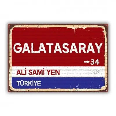 Galatasaray- Sokak Tabelasi