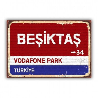 Besiktas - Sokak tabelasi