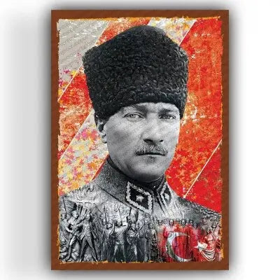 Ataturk kirmizi fon