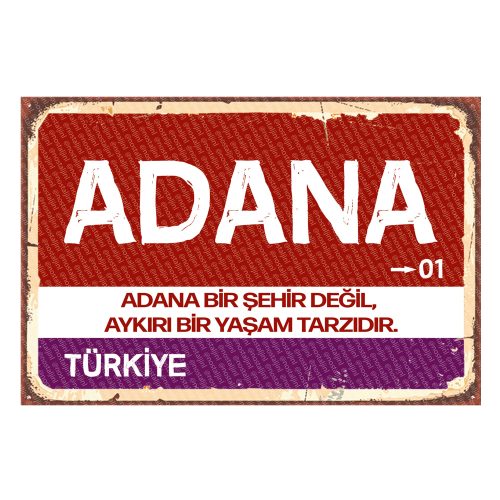 Adana - Sehir Tabelasi