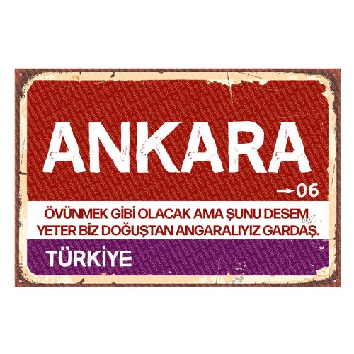 Ankara - Sehir Tabelasi