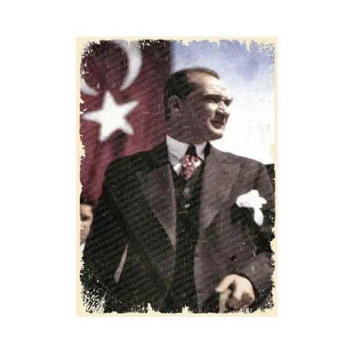 Ataturk - Beyaz ve Bayrak
