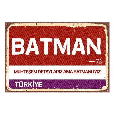 Batman - Panneau de ville