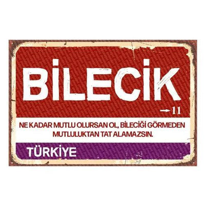 Bilecik - Panneau de la ville
