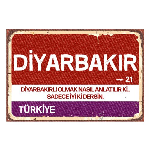 Diyarbakır - Sehir Tabelasi