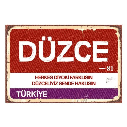 Düzce - Sehir Tabelasi