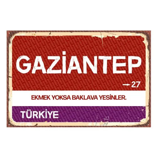 Gaziantep - Sehir Tabelasi