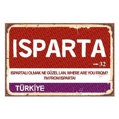 Isparta - Stadtschild