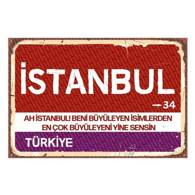 Istanboel - stadsbord