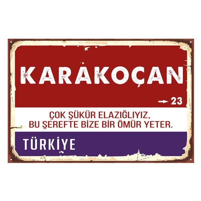Karakocan - Stadsbord